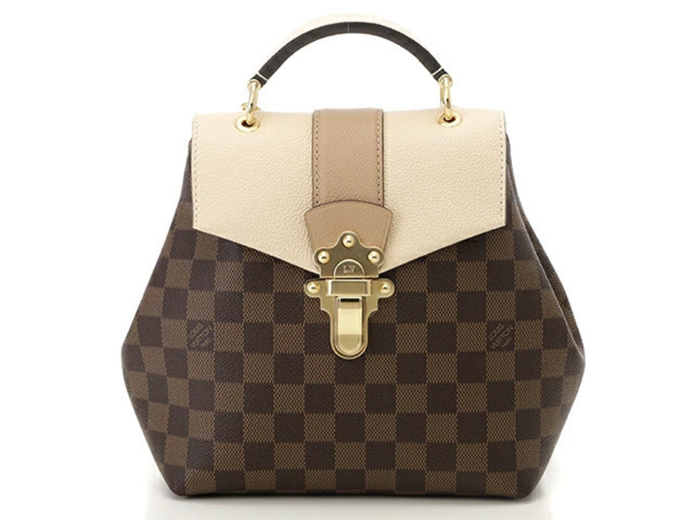 LOUIS VUITTON Backpack Rucksack Clapton Damier Cream